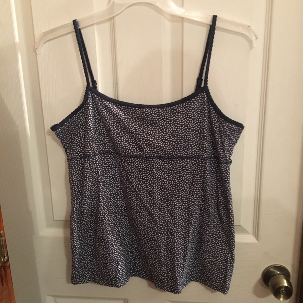Sonoma floral cami. Size XL. Navy